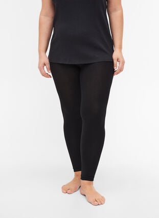 Zizzi Leggings i 200 denier, Svart, Model image number 2