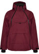 Funksjonell ski-anorakk med hette, R&oslash;d, Packshot image number 0