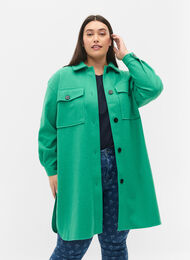 Skjortejakke med brystlommer, Leprechaun, Model