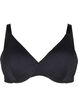 Formstøpt BH med stripete netting, Black, Packshot image number 0