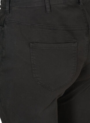Ekstra slim Nille jeans med høyt liv, Black, Packshot image number 3