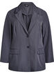 Blazer med lommer og splitter, Gr&aring;, Packshot image number 0