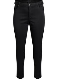 Slim fit Emily jeans med normal midje, Svart