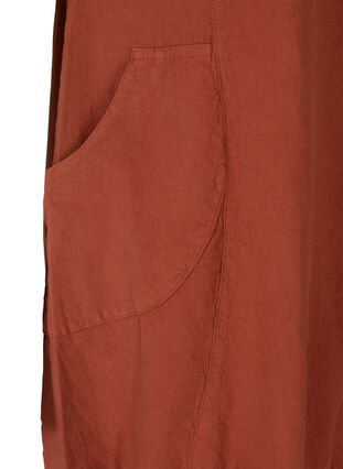 Kortermet kjole i bomull, Arabian Spice, Packshot image number 3