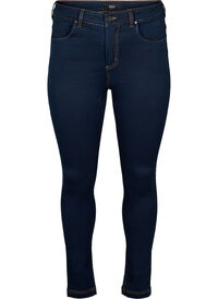 Super slim Amy jeans med høyt liv, Unwashed Super slim Amy jeans med høyt liv