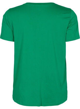 T-skjorte i bomull med tekst på brystet, Jolly Green, Packshot image number 1