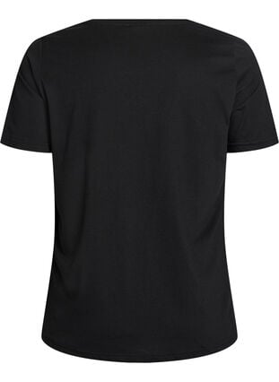 Zizzi FLASH - T-skjorte med trykk, Black Soul, Packshot image number 1