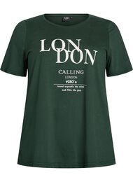 T-skjorte med trykk, Gr&oslash;nn