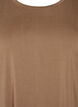 T-skjorte i Tencel &trade; Modal med rund hals, Brun, Packshot image number 2
