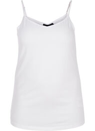 Basistopp i bomull, Bright White