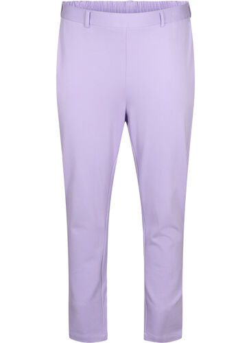 Cropped bukser med lommer, Purple Rose, Packshot image number 0