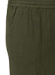 Loose fit bomullsmusselinshorts med h&oslash;y midje, Gr&oslash;nn, Packshot image number 3