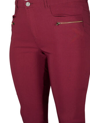 Tettsittende bukser med glidelåsdetaljer, Port Royal, Packshot image number 2