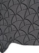 Kortermet bluse med trykk, Black Grey Graphic , Packshot image number 3