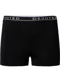 Sømløs shorts med tekstprint
