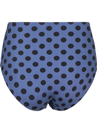 Bikinitruse med høyt liv og mønster, Blue Indigo Dot, Packshot image number 1