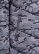 Lang kamuflasje pufferjakke, Gr&aring;, Packshot image number 3