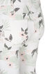 Amy jeans med høyt liv og blomstermønster, White Flower AOP L78, Packshot image number 3