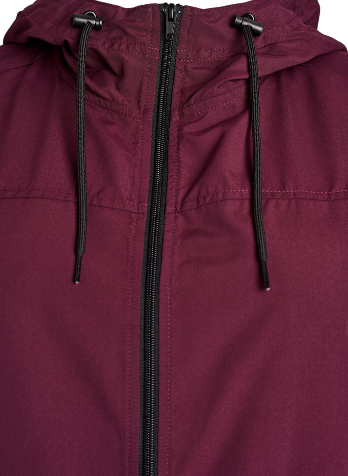Flash - Lett parkas med hette, Rød, Packshot image number 2