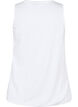 Bomullstopp med rund hals og blondekant, Bright White, Packshot image number 1