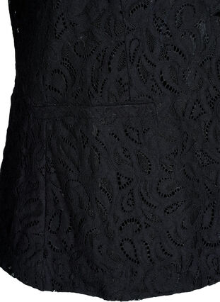 Zizzi Blondeblazer med lommer, Black, Packshot image number 3