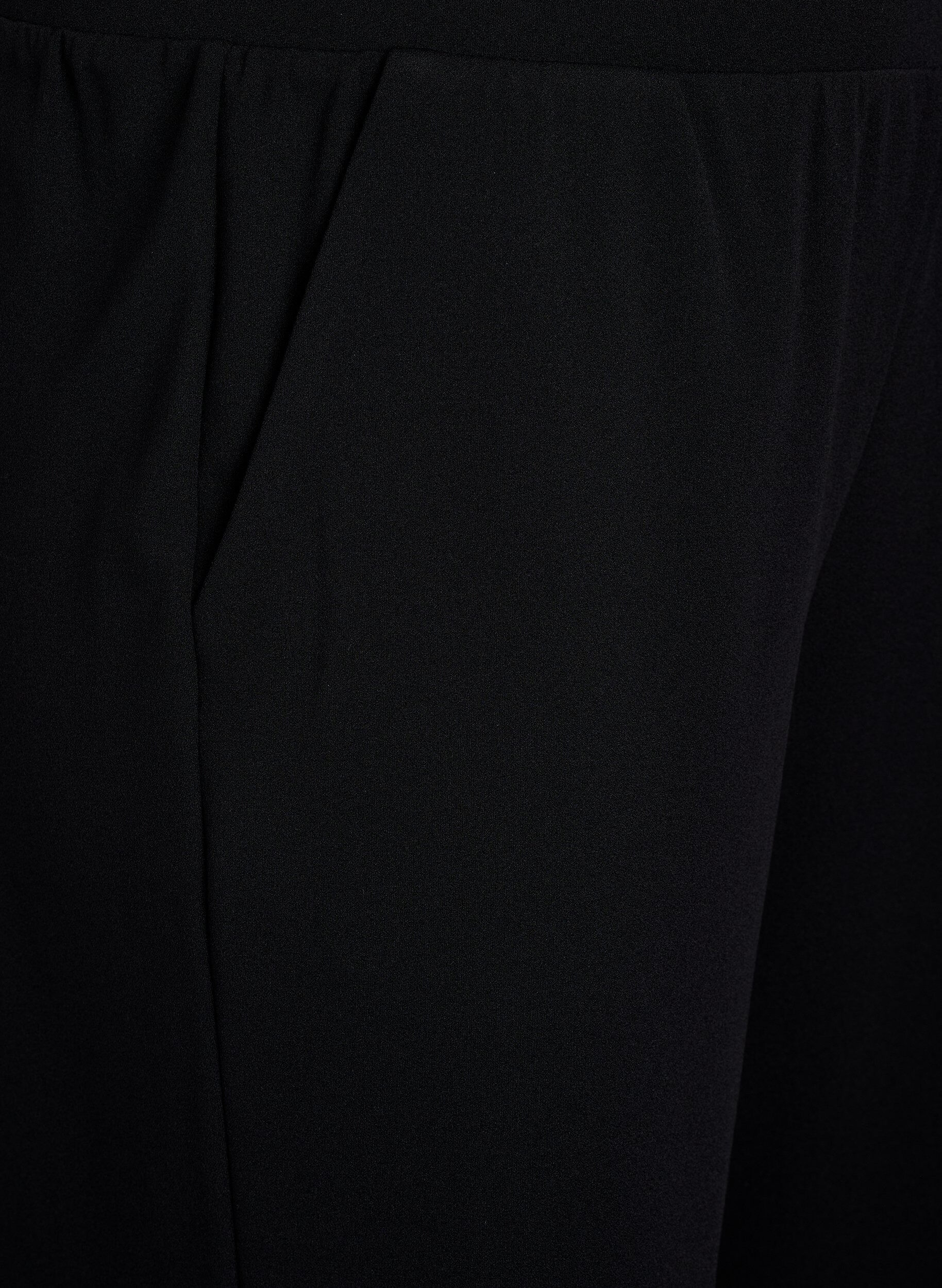 Zizzi FLASH - H&oslash;ytlivs knickers med l&oslash;s passform, Svart, Packshot image number 2