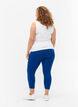 Basisleggings i viskose med 3/4-lengde, Bl&aring;, Model image number 2