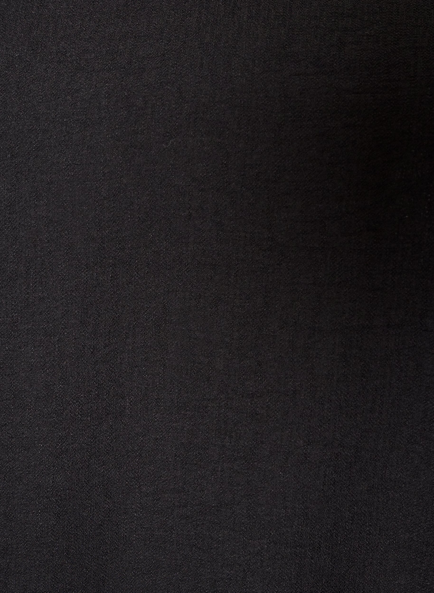 ZizziViskosebluse med V-hals og ballongsilhuett, Svart, Packshot image number 2
