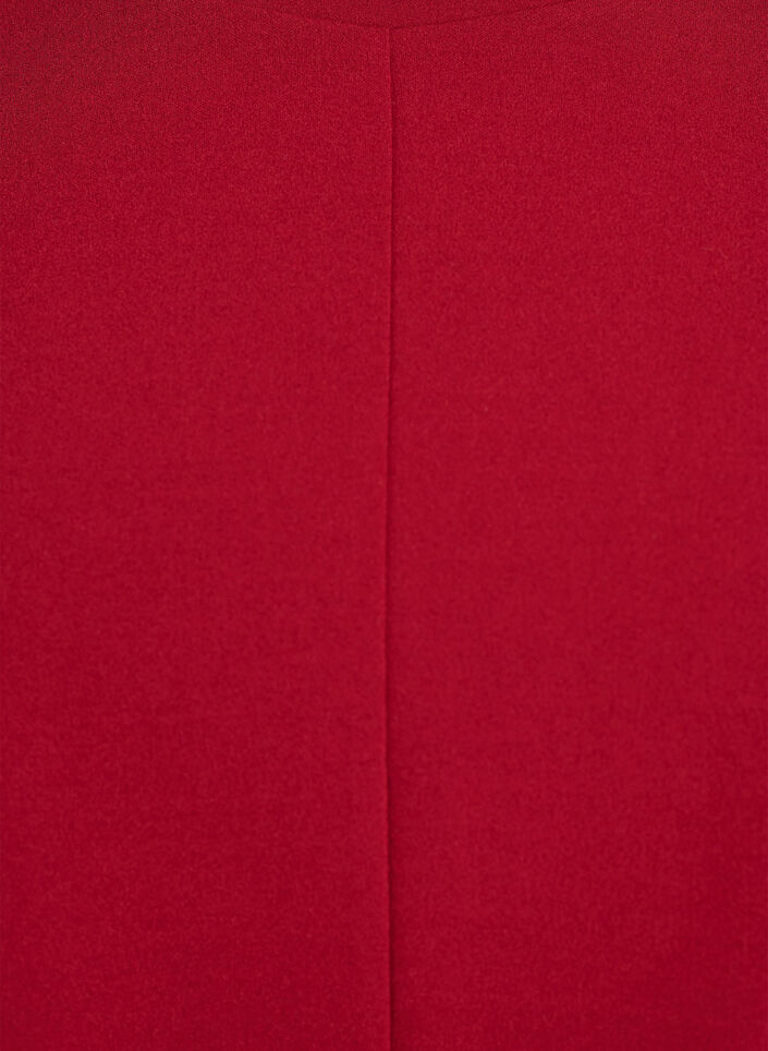 Kortermet bluse med figursydde innsnitt, Rød, Packshot image number 2