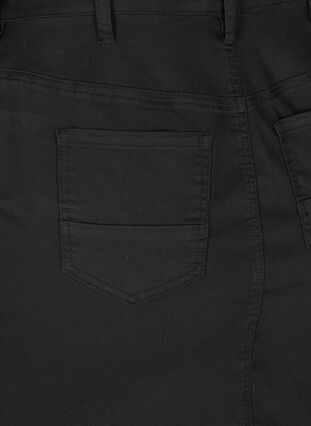 Tettsittende skjørt med lommer, Black, Packshot image number 3