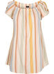 Off-shoulder strandtunika, Striped Jaquard, Packshot image number 0