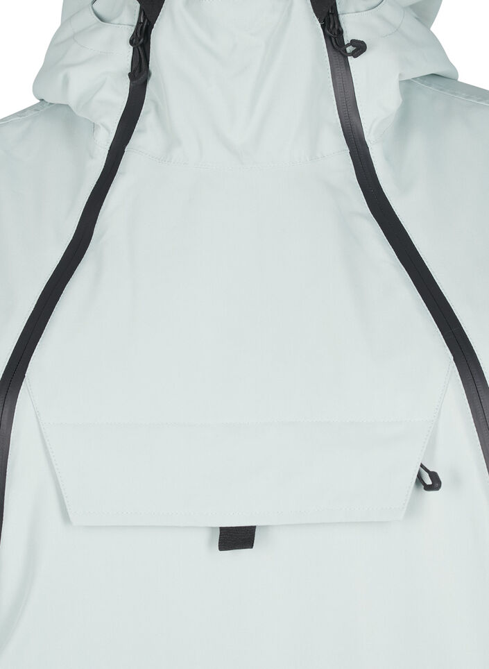 Funksjonell skianorakk med hette, Grønn, Packshot image number 2