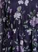 Chiffon festkjole med lange ermer, Bl&aring;, Packshot image number 2
