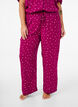 Loose fit pysjamasbukser med hjerter, Boysenberry w. Heart, Model image number 2