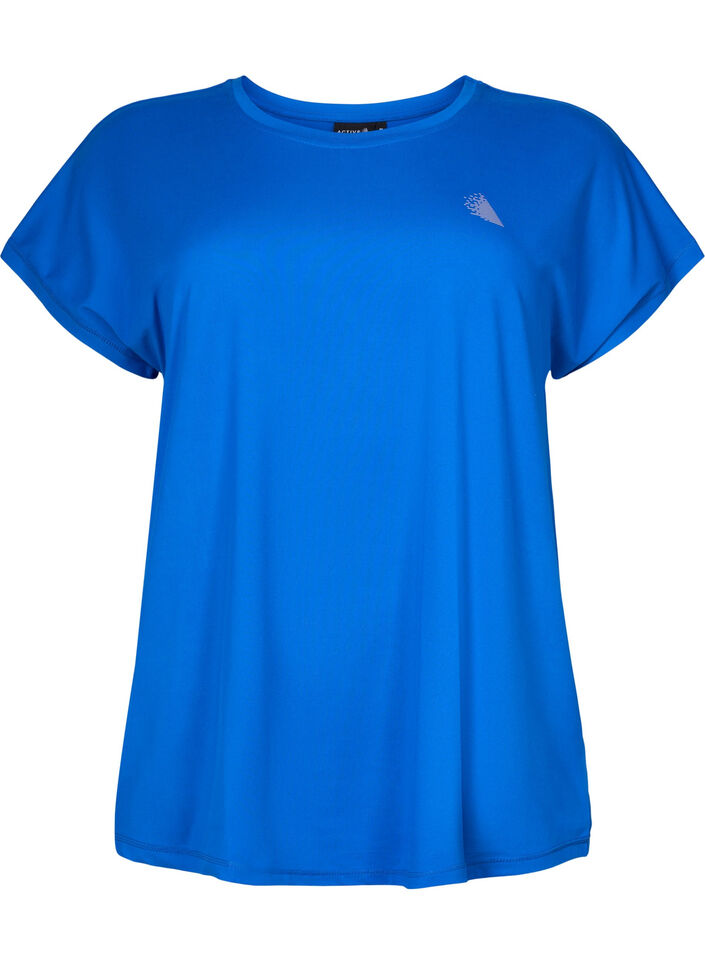 Kortermet trenings T-skjorte, Lapis Blue, Packshot image number 0