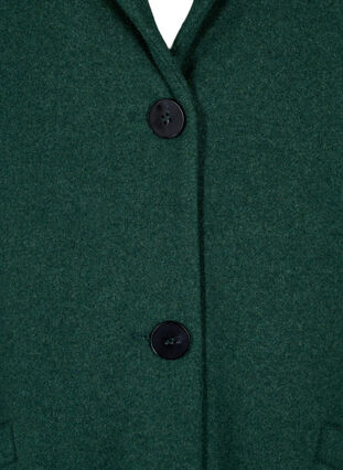 Kåpe med knapper og lommer, Trekking Green Mel, Packshot image number 2