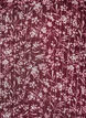 Bluse med blomstertrykk og glittertr&aring;d, R&oslash;d, Packshot image number 2
