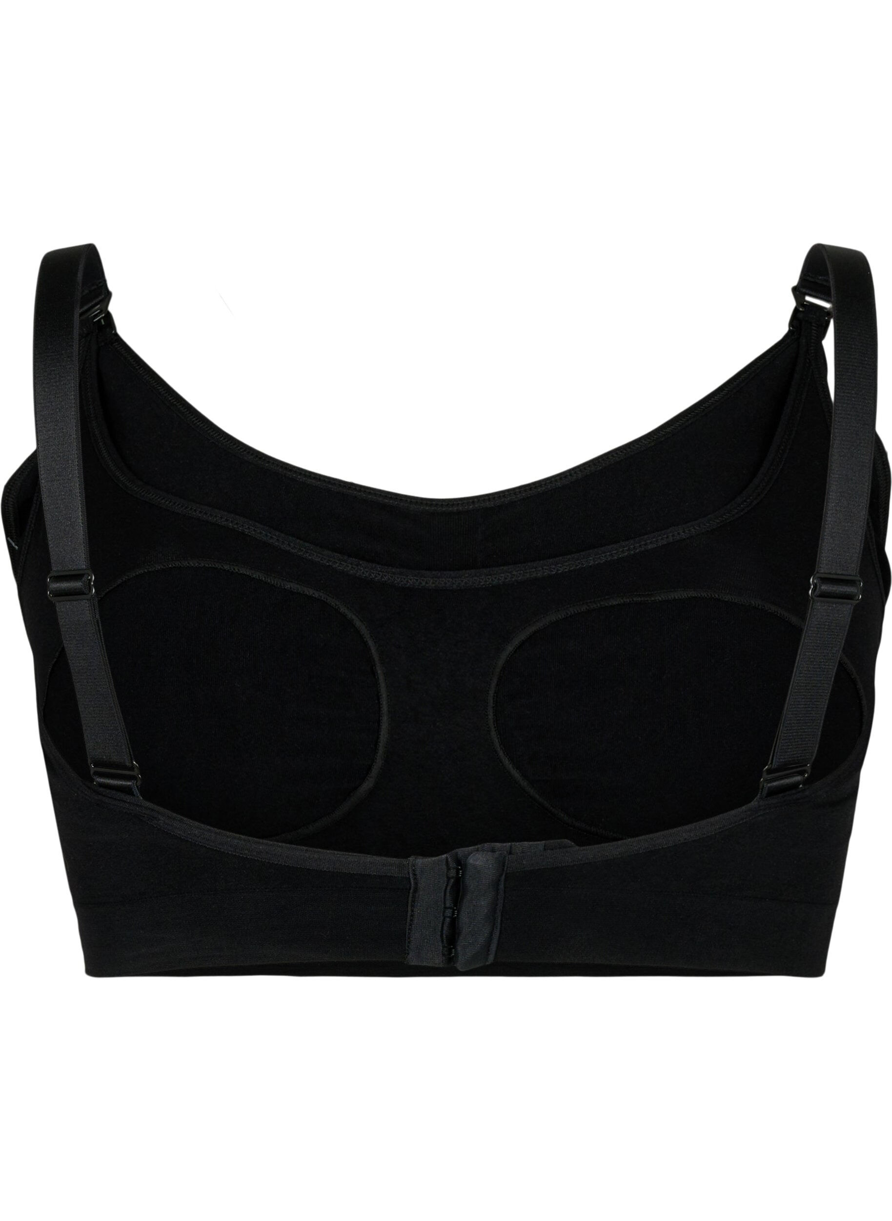 Zizzi Amme-BH, Svart, Packshot image number 1
