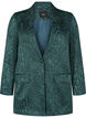 Blazer i viskose med tone-i-tone trykk, Ponderosa Pine, Packshot image number 0