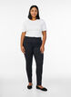 Slim fit Emily jeans med normal midje, Svart, Model image number 0