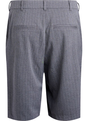Zizzi Pinstripe Bermuda-shorts med Loose fit, Grå, Packshot image number 1