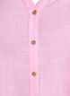 Bluse i bomull med V-hals, Rosa, Packshot image number 2