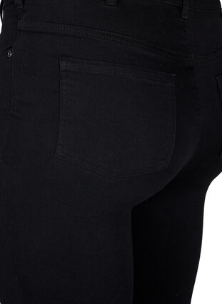 Supersmale jeans med høy midje, Black, Packshot image number 3