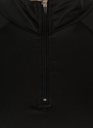 Treningsjakke med mesh , Black, Packshot image number 2