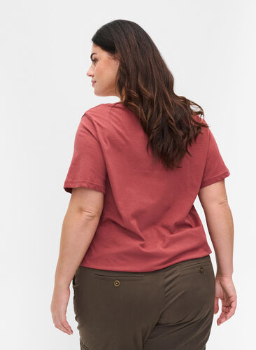 T-skjorte i bomull med trykk, Apple Butter CALI, Model image number 1