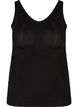 Shapewear topp med brede stropper, Svart, Packshot image number 0
