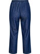 Jeans med rett passform og elastisk linning, Bl&aring;, Packshot image number 1