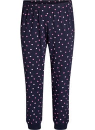 Trykte pyjamasbukser, Blå