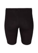 Ensfargede standard sykkelshorts, Svart, Packshot image number 1