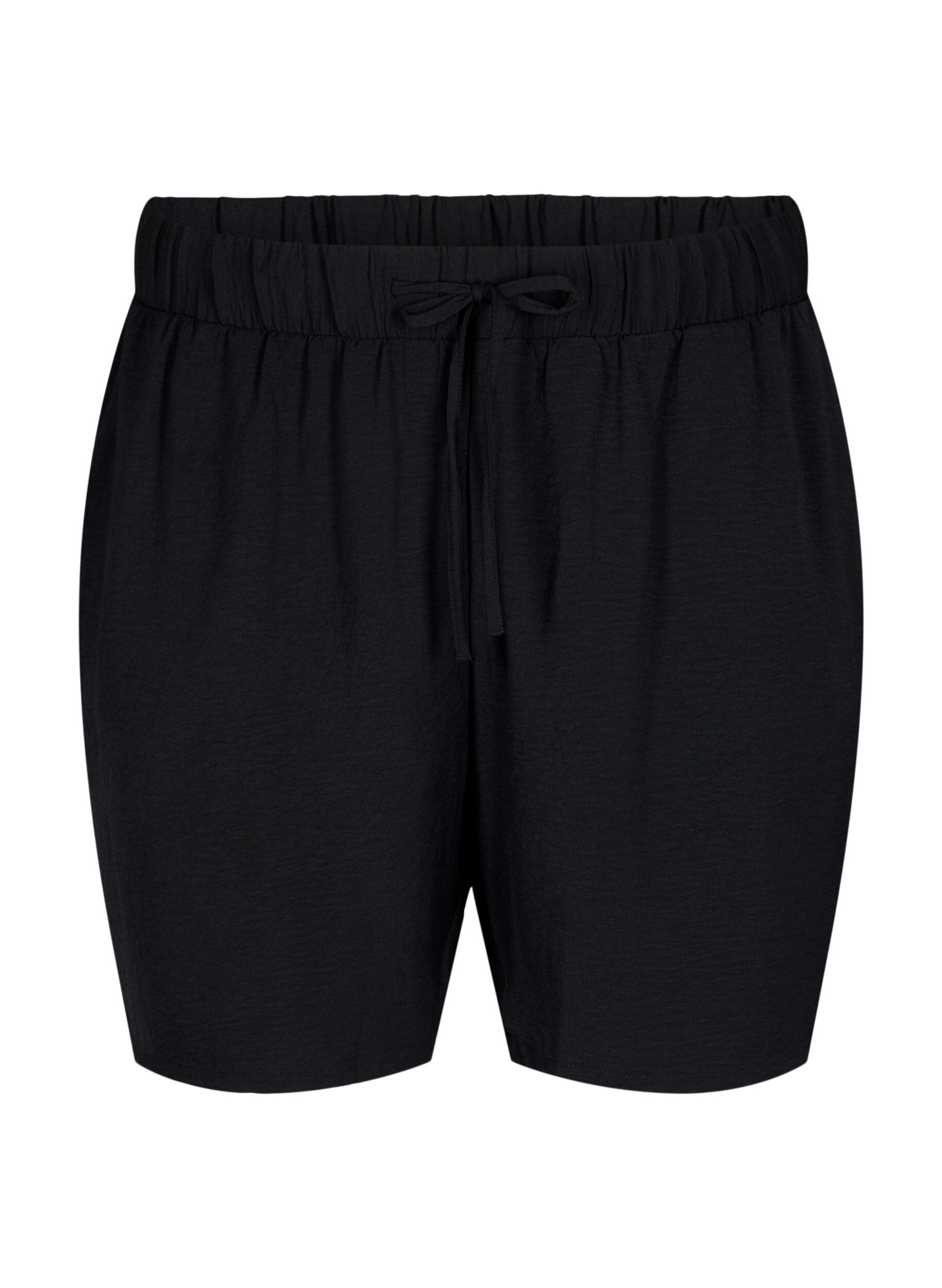 Shorts med lommer og elastisk linning